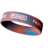 Pulsera de silicona roja-azul Punok de 19 mm