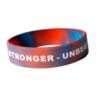 Pulsera Punok de silicona rojo-azul