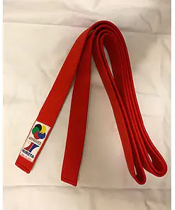 Cinturón especial Yohachi de algodón rojo o azul de Hirota