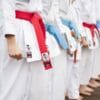 Cinturón de competición de kárate de algodón SHUREIDO - Aprobado por la WKF