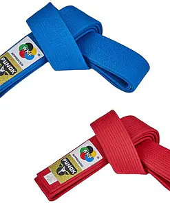 Cinturón de competición PUNOK Kata WKF - Rojo o Azul - WKF