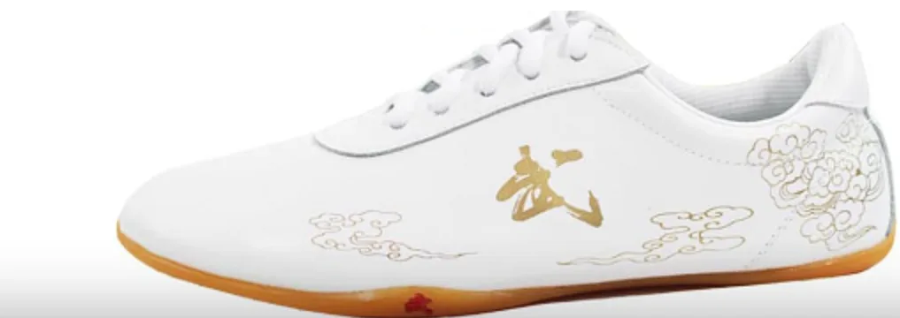 Chaussures Wushu - Taolu Wu - Nuages - Qiao Shang-blanc