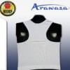 Conjunto de protección pectoral Arawaza homologado por la WUKF