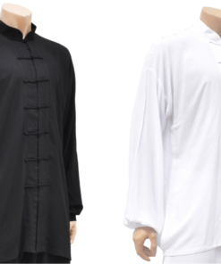 Camiseta de Tai Chi de viscosa y algodón