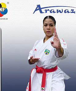 Karate-Gi Arawaza Diamante Negro - WKF - Liga Pemière - Copa Femenina