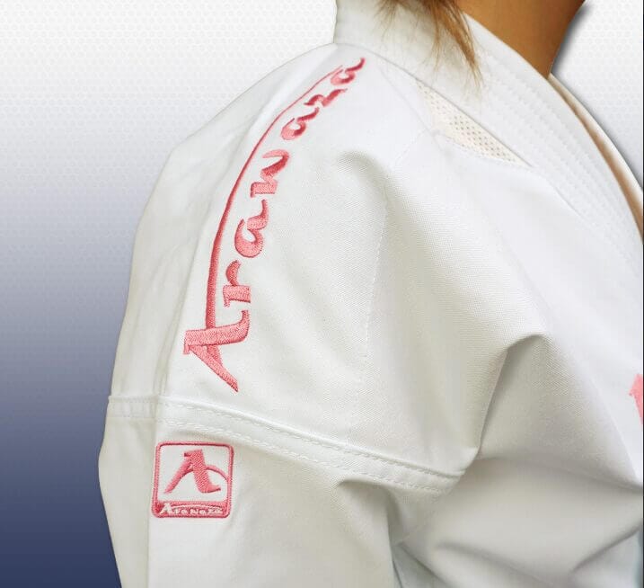 Kimono Karate-gui Diamante Negro - WKF Rosa edición limitada 7 Kimono Karate-gui Diamante Negro - WKF edición limitada Rosa