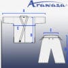 Kimono Karate-gui Diamante Negro - WKF Rosa edición limitada 14 karate-gui Arawaza-Negro Diamante - WKF edición limitada Rosa