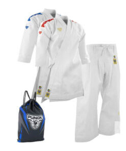 Kimono Karate PUNOK WKF Competición VERTEX - Juego de 3 piezas