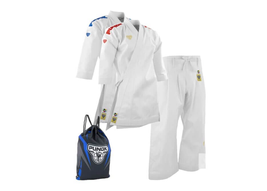 Kimono Karate PUNOK WKF Competición VERTEX - Juego de 3 piezas 3 Kimono Karate PUNOK WKF Competición VERTEX - Juego de 3 piezas
