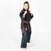 Kimono de entrenamiento de kárate Fuji Mae negro