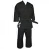 Kimono clásico negro Miyasaki