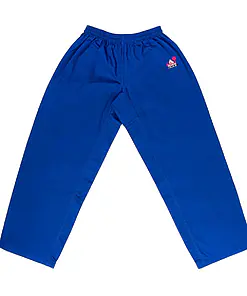 Pantalón de entrenamiento de kárate FUJI-MAE azul o rojo
