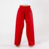 Pantalón de entrenamiento de kárate FUJI-MAE azul o rojo 8 Pantalones de entrenamiento de kárate-FUJI-MAE-rojo