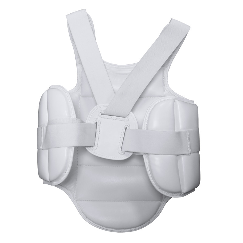 Protector de pecho de kárate Adidas para niños WKF - Blanco 5 Plastron de Karate Adidas Enfant WKF