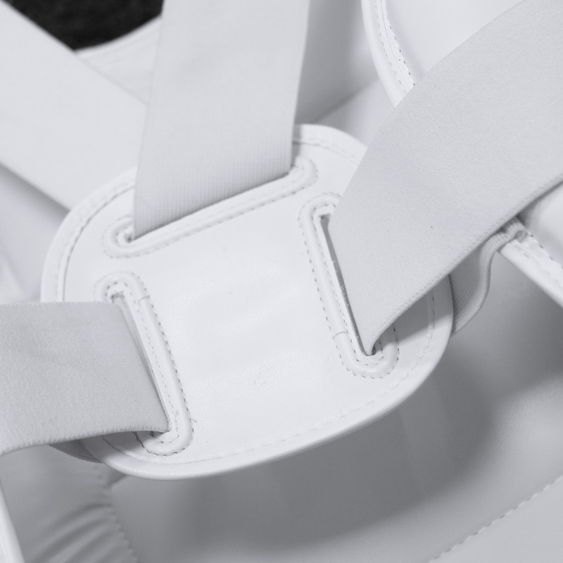 Protector de pecho de kárate Adidas para niños WKF - Blanco 4 Plastron de Karate Adidas Enfant-WKF