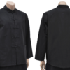 Traje tradicional Tangzhuang de manga larga de algodón