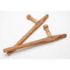 Tonfa Kamikaze Kobudo profesional redondo par roble