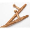 Tonfa Kamikaze Kobudo profesional redondo roble - por par