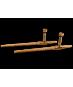 Tonfa Kamikaze Kobudo profesional redondo roble - par