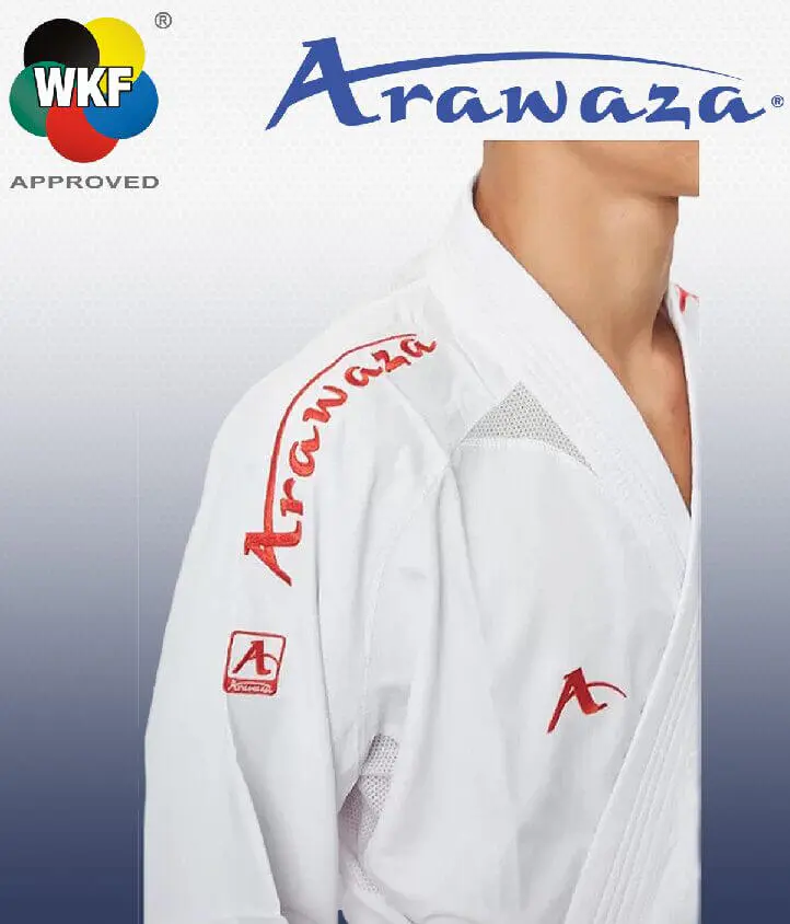 Kimono Arawaza Kumite Deluxe Evo Premier League rojo/azul WKF 5 arawaza-kumite-deluxe-evo-premiere-league-rouge-wkf