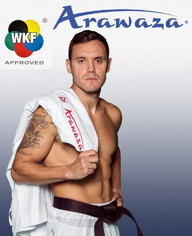 Kimono Arawaza Kumite Deluxe Evo Premier League rojo/azul WKF 6 arawaza-kumite-deluxe-evo-premiere-league-rouge