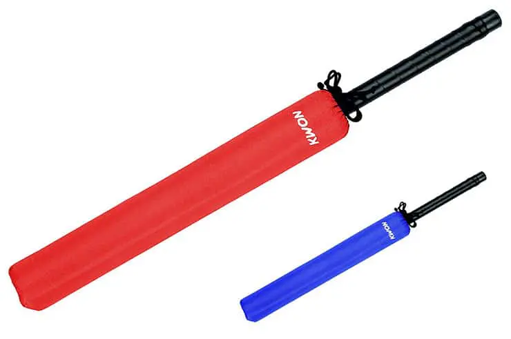 Oficial Yoseikan Budo Tambo stick-espuma-reversible-kwon-karate-gui-rojo-azul