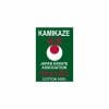 ceinture karate couleurs uni kamikaze etiquette verte jka