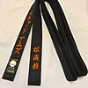 HIROTA Cinturón negro de karate satinado de primera calidad