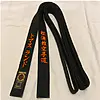 HIROTA Cinturón negro de karate satinado - Extragrande
