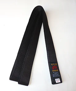 negro-cinturón-karate-shureido-satin
