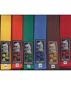 Cinturones de colores de algodón piqué - Matsuru