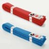 cinturones de competición-seishin-international-wkf-rojo-azul-algodón