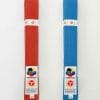 cinturones de competición-seishin-international-wkf-rojo-azul-algodón-top