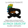 Clases de kárate en línea de Cinturón Blanco a Cinturón Negro PACK OBJETIVO Karate3G vídeo