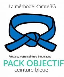 Clases de kárate en línea Cinturón Azul PACK OBJETIVO Karate3G vídeo