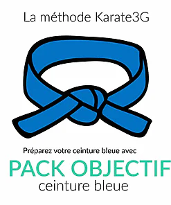 Clases de kárate en línea Cinturón Azul PACK OBJETIVO Karate3G vídeo