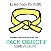 Clases de kárate en línea Cinturón amarillo PACK OBJETIVO Karate3G vídeo