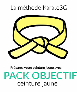 Clases de kárate en línea Cinturón amarillo PACK OBJETIVO Karate3G vídeo