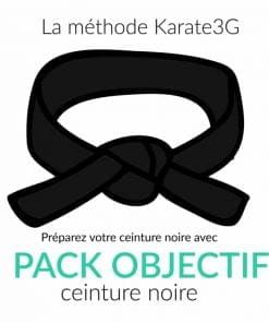Clases de kárate en línea Cinturón negro PACK OBJETIVO Karate3G vídeo