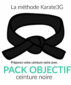 Clases de kárate en línea Cinturón negro PACK OBJETIVO Karate3G vídeo