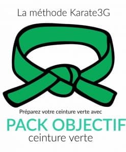 Clases de kárate en línea Cinturón Verde PACK OBJETIVO Karate3G vídeo