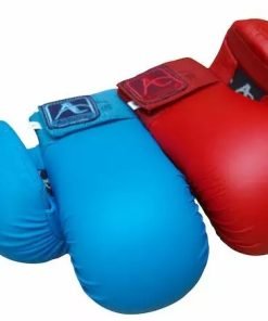 Guantes de kárate ARAWAZA azules o rojos - estilo WKF