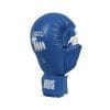 guantes de karate con pulgar azul