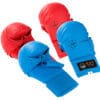 Guantes de kárate TOKAIDO con pulgar - azul o rojo - manoplas WKF