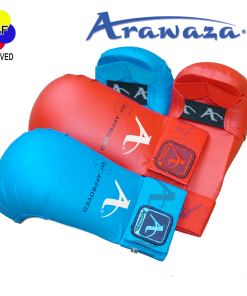 Guantes de kárate ARAWAZA azules o rojos - WKF
