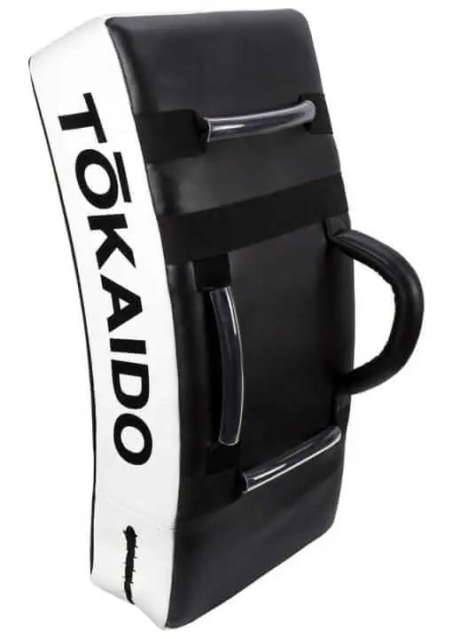 TOKAIDO Kick Shield Pro Boxeo/Karate Curva Cuero Pao - Imagen 2