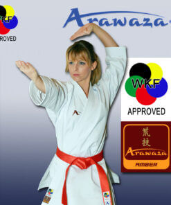 Kimono Arawaza AMBER Evolution para Kata - Aprobado por la WKF - EDICION ORO - Talla 175