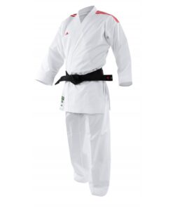 Kimono de karate-gui Adidas PrimeGreen - rojo