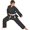 Kimono de kárate DANRHO Dojo-Line - Negro 2 Kimono de kárate DANRHO Dojo-Line - Negro