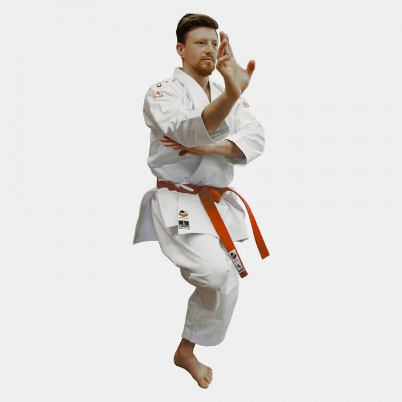 Premier League Arawaza Black Diamond kimono karate - WKF 3 Liga de estreno de karate-gui Diamante Negro de Arawaza